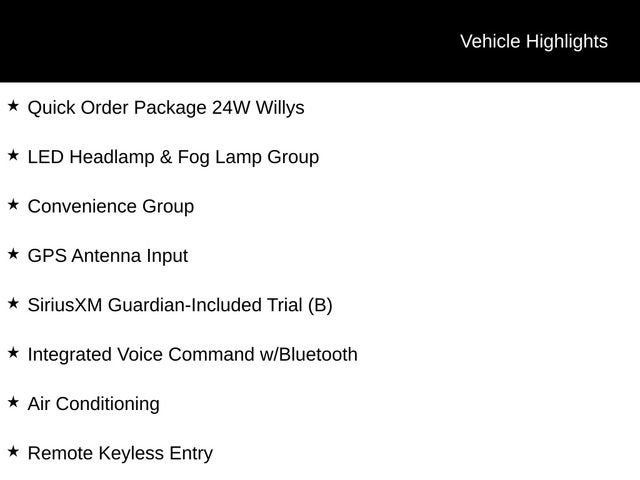 2022 Jeep Wrangler Willys 4x4