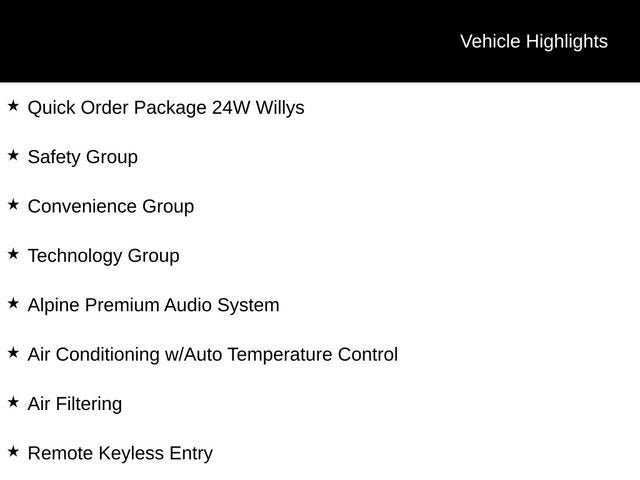 2024 Jeep Wrangler 4-Door Willys 4x4