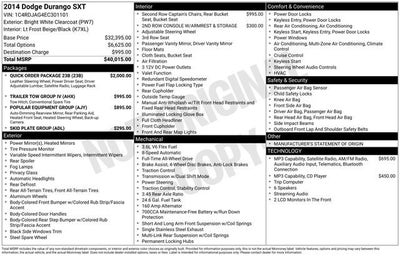 2014 Dodge Durango SXT