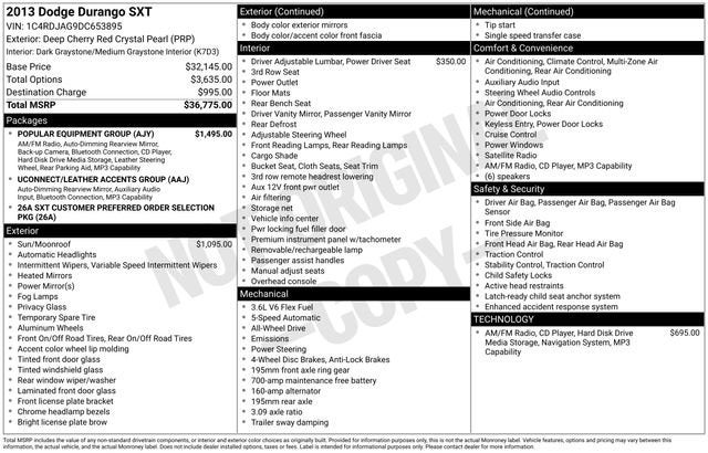 2013 Dodge Durango SXT