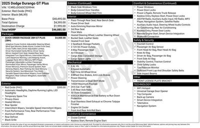 2025 Dodge Durango GT Plus