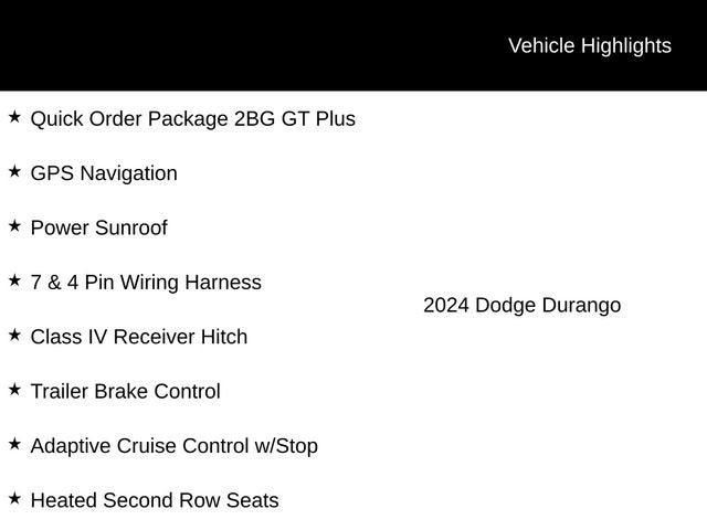 2024 Dodge Durango GT Plus AWD