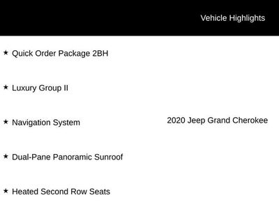 2020 Jeep Grand Cherokee Limited 4x4