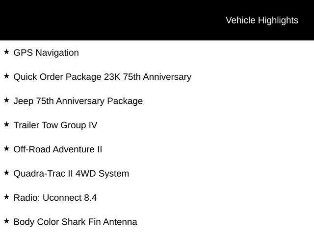 2016 Jeep Grand Cherokee Limited 75th Anniversary