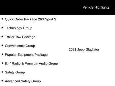 2021 Jeep Gladiator Sport S