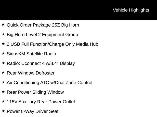 2020 RAM 1500 Big Horn Quad Cab 4x4 6'4" Box