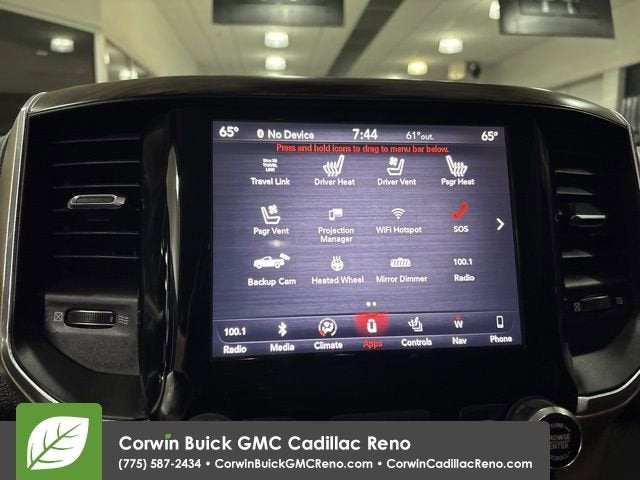 2019 RAM 1500 Laramie Quad Cab 4x4 6'4" Box