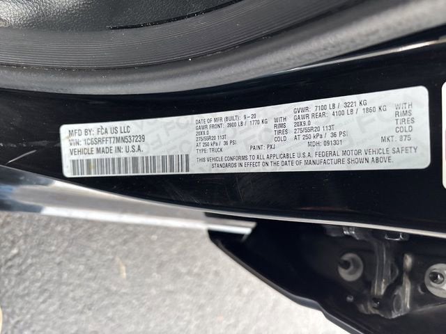 2021 RAM 1500 Big Horn Crew Cab 4x4 5'7" Box