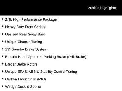 2024 Ford Mustang EcoBoost Premium Fastback