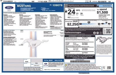 2024 Ford Mustang EcoBoost Premium Fastback
