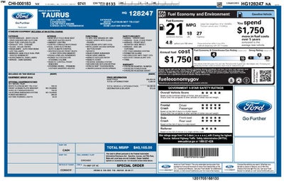 2017 Ford Taurus Limited
