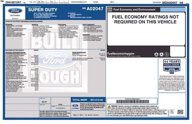 2021 Ford Super Duty F-550 DRW XL