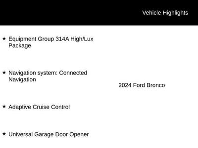 2024 Ford Bronco Outer Banks