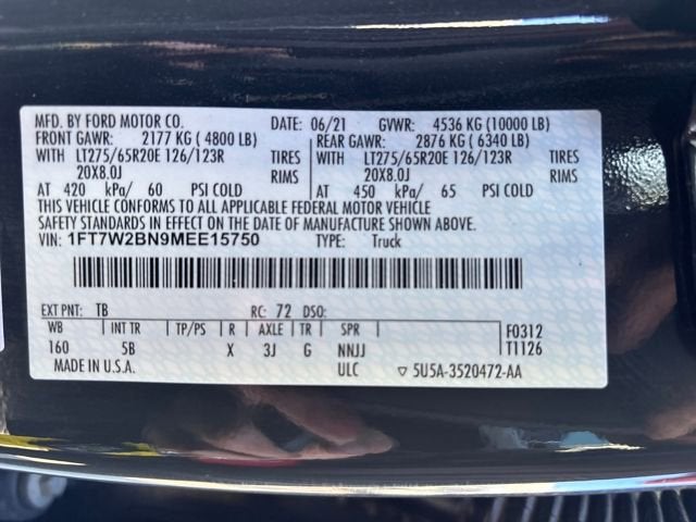 2021 Ford F-250 LARIAT