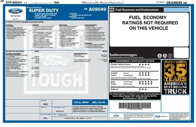 2013 Ford Super Duty F-250 SRW Lariat