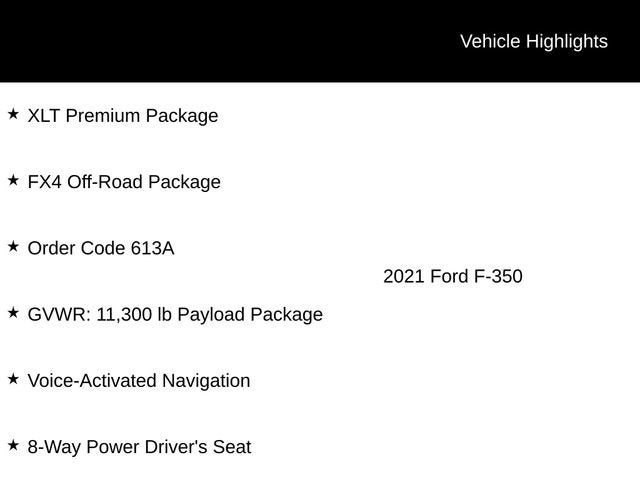 2021 Ford F-350 XLT