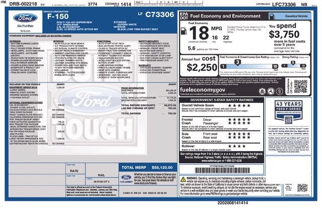 2020 Ford F-150 LARIAT
