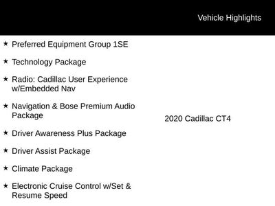 2020 Cadillac CT4 Sport