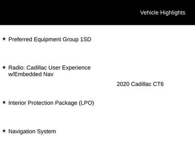 2020 Cadillac CT6 3.6L Premium Luxury