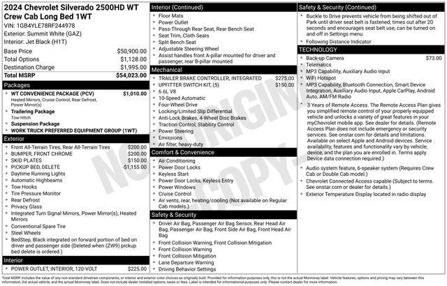 2024 Chevrolet Silverado 2500 HD WT
