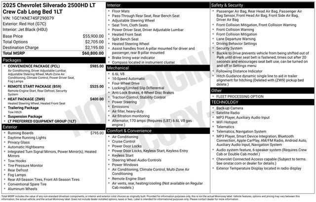 2025 Chevrolet Silverado 2500 HD LT