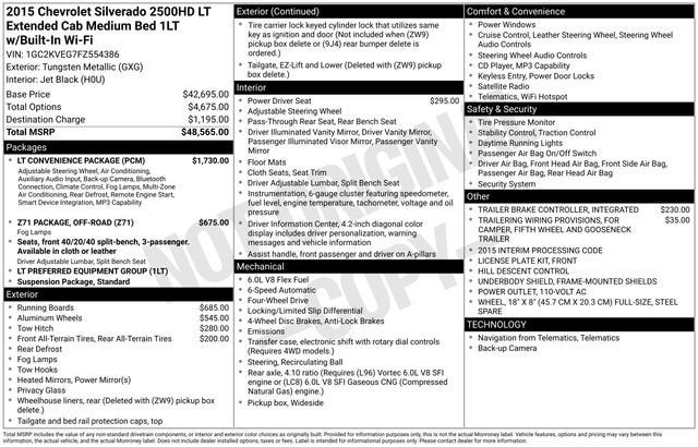 2015 Chevrolet Silverado 2500 HD LT