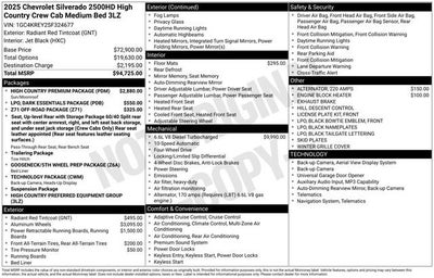 2025 Chevrolet Silverado 2500 HD High Country