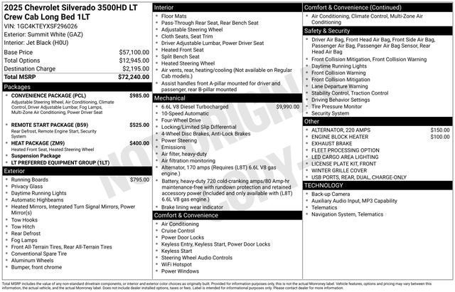 2025 Chevrolet Silverado 3500 HD LT