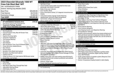 2023 Chevrolet Silverado 1500 Work Truck