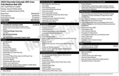 2025 Chevrolet Colorado ZR2