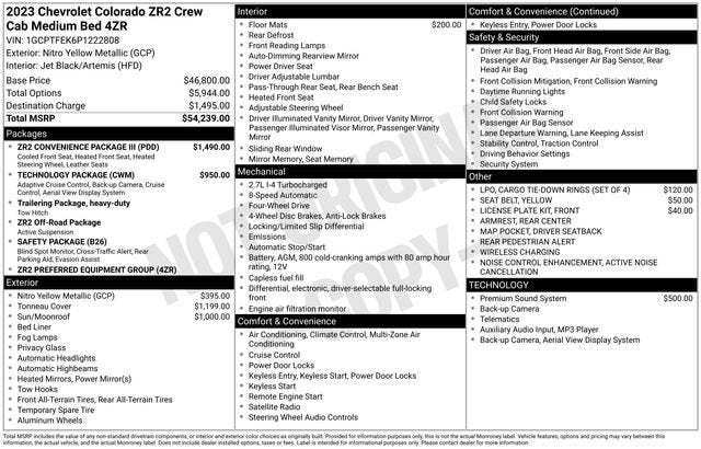 2023 Chevrolet Colorado ZR2
