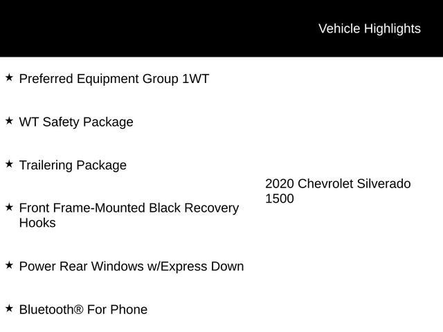 2020 Chevrolet Silverado 1500 WT