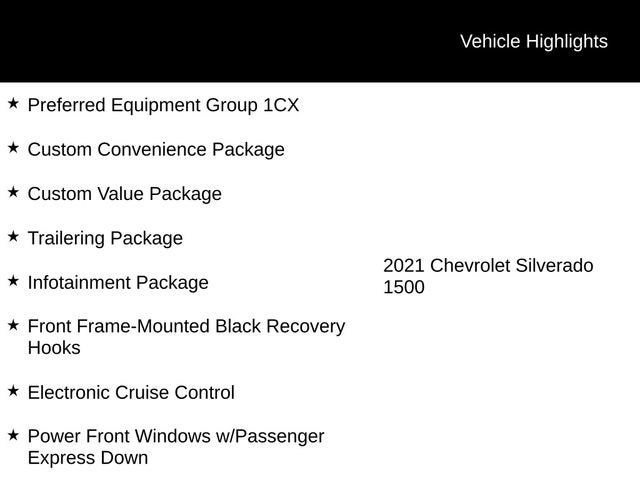 2021 Chevrolet Silverado 1500 Custom
