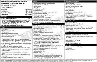 2020 Chevrolet Silverado 1500 LT