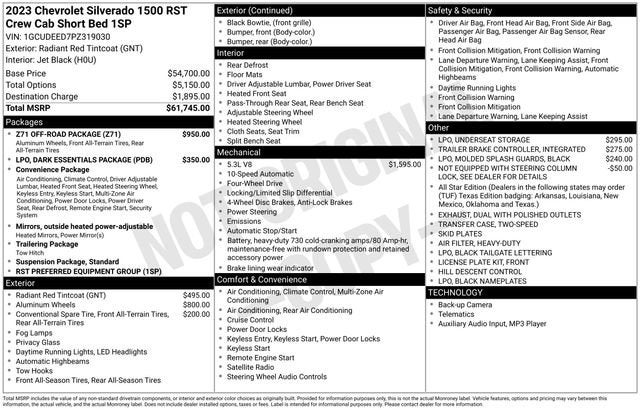 2023 Chevrolet Silverado 1500 RST