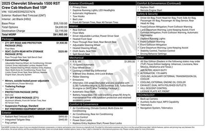 2025 Chevrolet Silverado 1500 RST