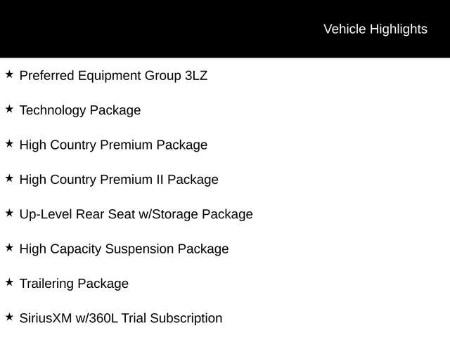 2025 Chevrolet Silverado 1500 High Country