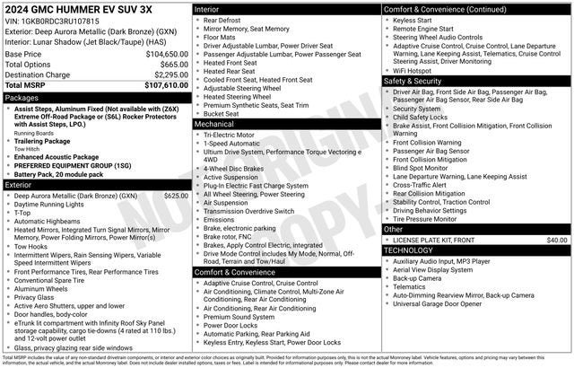 2024 GMC HUMMER EV SUV 3X