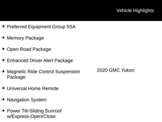 2020 GMC Yukon Denali