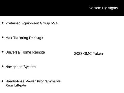 2023 GMC Yukon Denali