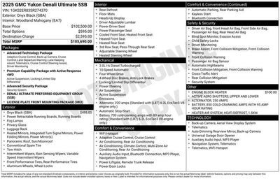 2025 GMC Yukon Denali Ultimate