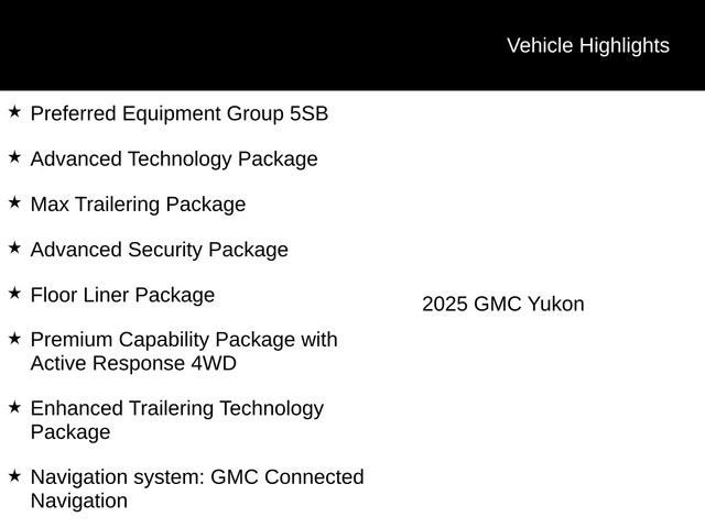 2025 GMC Yukon Denali Ultimate