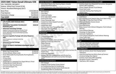 2025 GMC Yukon Denali Ultimate
