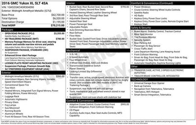 2016 GMC Yukon XL SLT