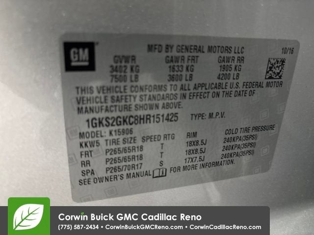 2017 GMC Yukon XL SLT