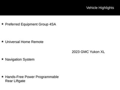 2023 GMC Yukon XL SLT