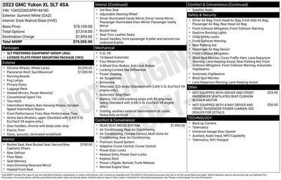 2023 GMC Yukon XL SLT