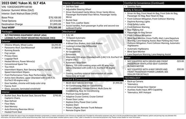 2023 GMC Yukon XL SLT