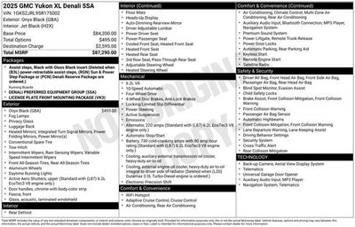 2025 GMC Yukon XL Denali