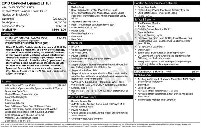 2013 Chevrolet Equinox LT